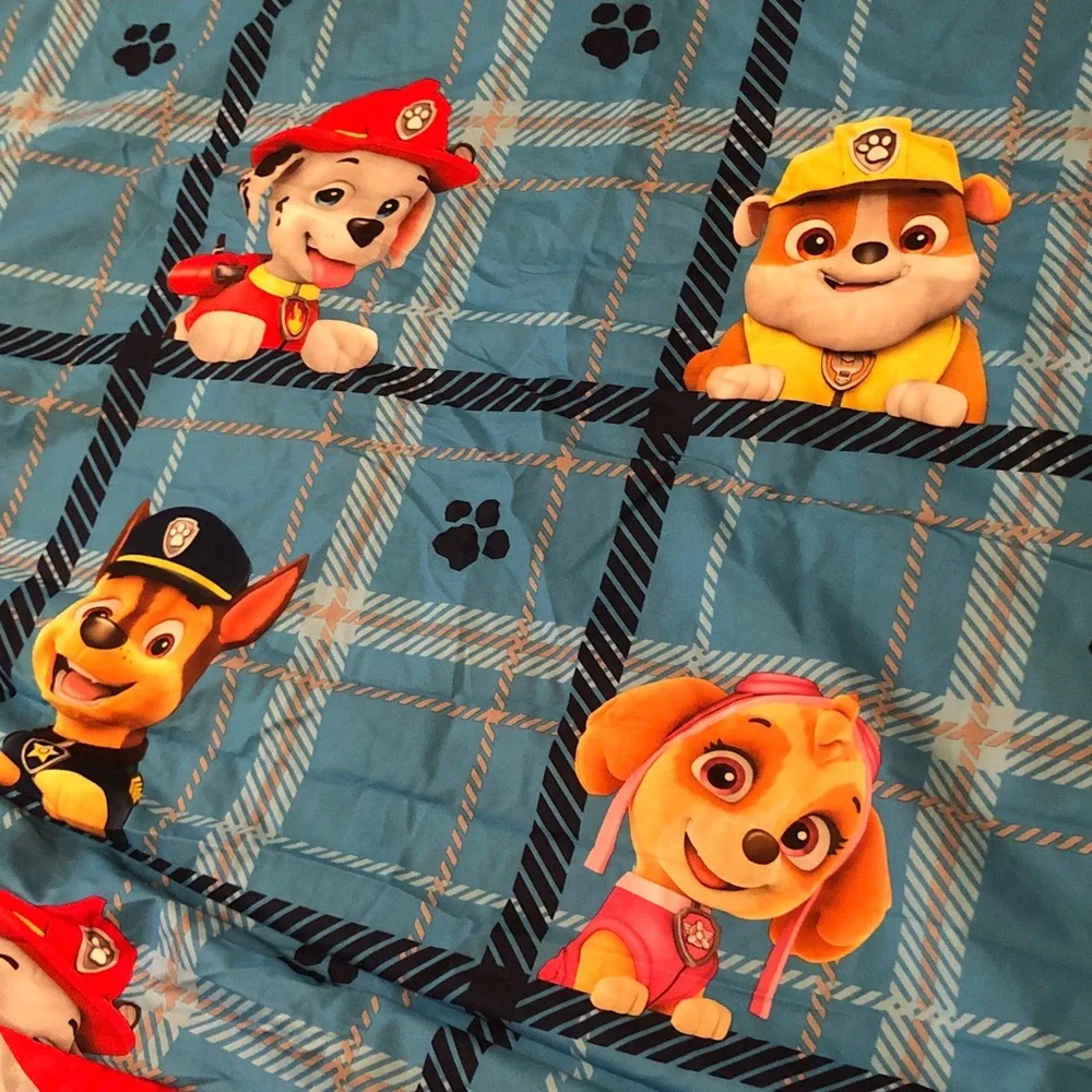 Paw Patrol Kids Bedding - Blue with Multicolor Pups